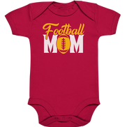 Football MOM - Organic Baby Bodysuit
