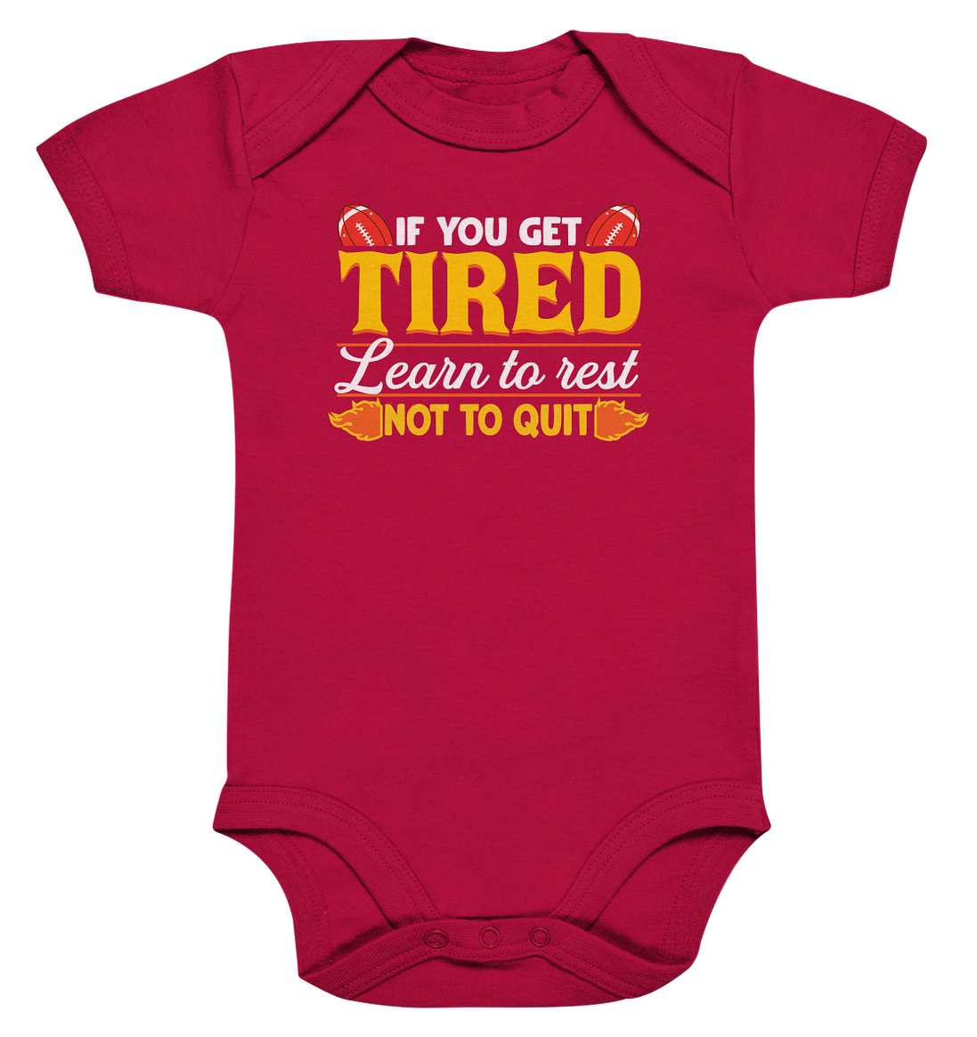 If you get Tired - Organic Baby Bodysuite