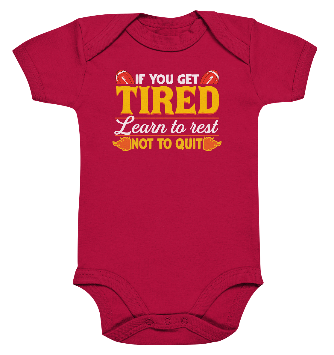 If you get Tired - Organic Baby Bodysuite