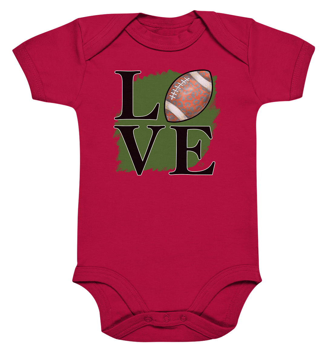 Football Love II - Organic Baby Bodysuite