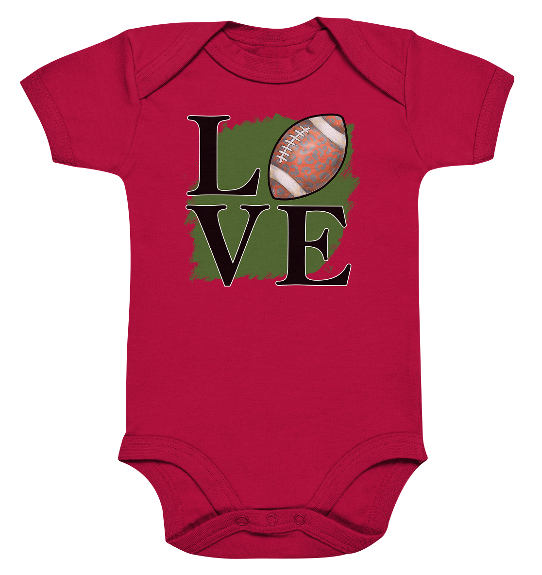 Football Love II - Organic Baby Bodysuite