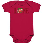 Football Love - Organic Baby Bodysuite