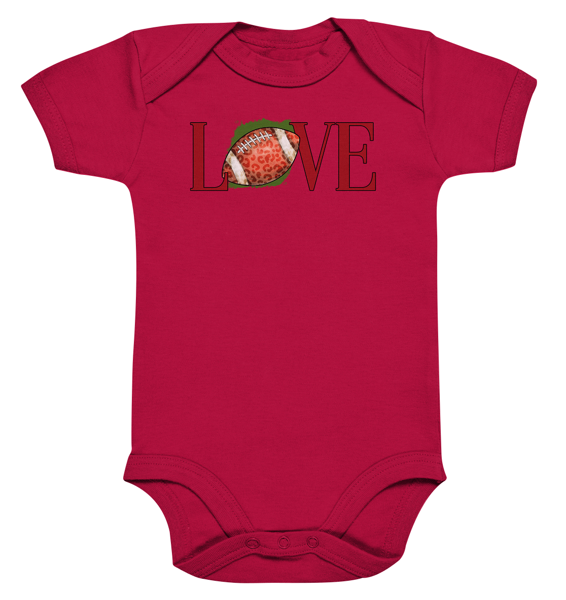 Football Love - Organic Baby Bodysuite