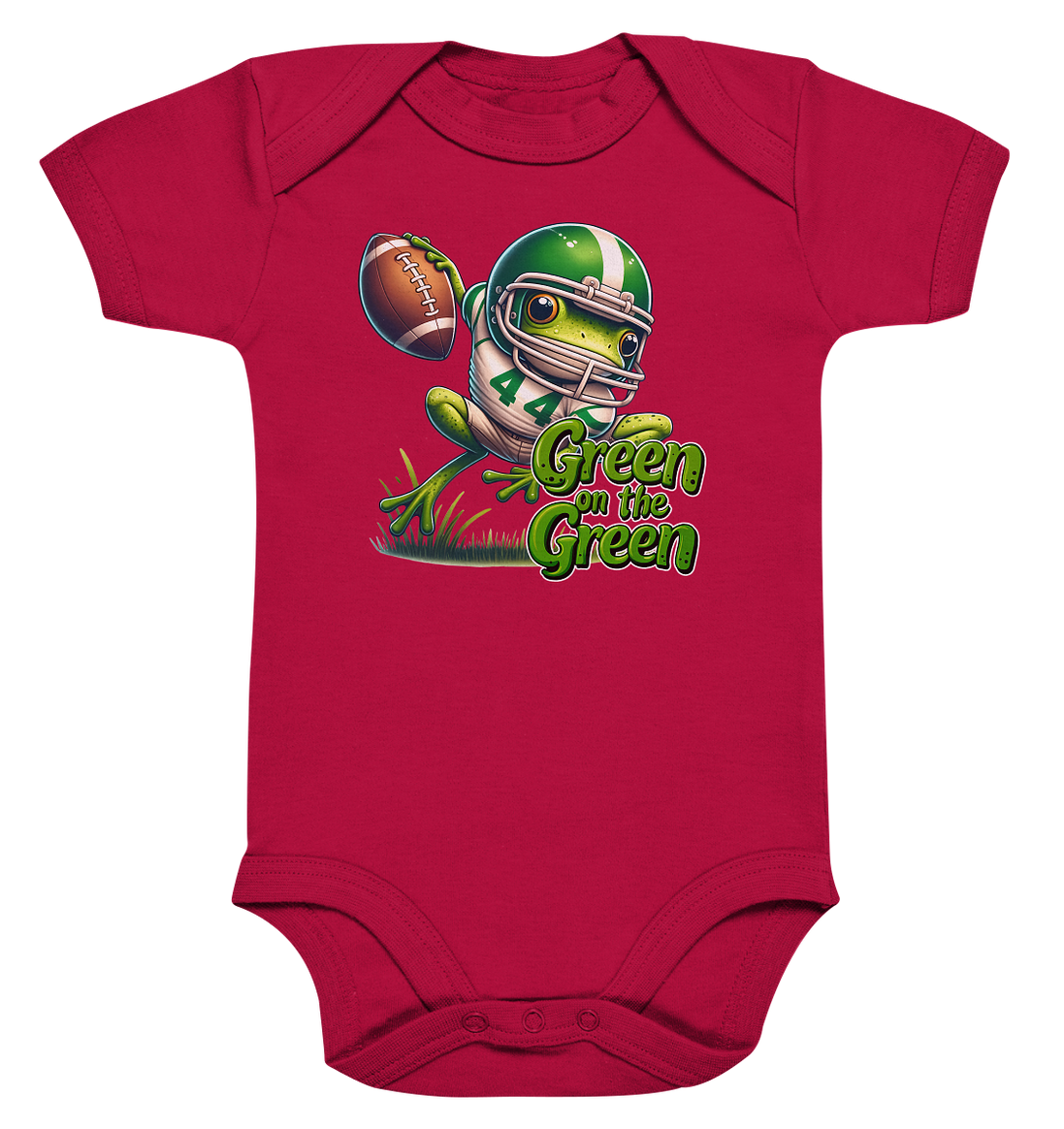 Green Frog - Organic Baby Bodysuit
