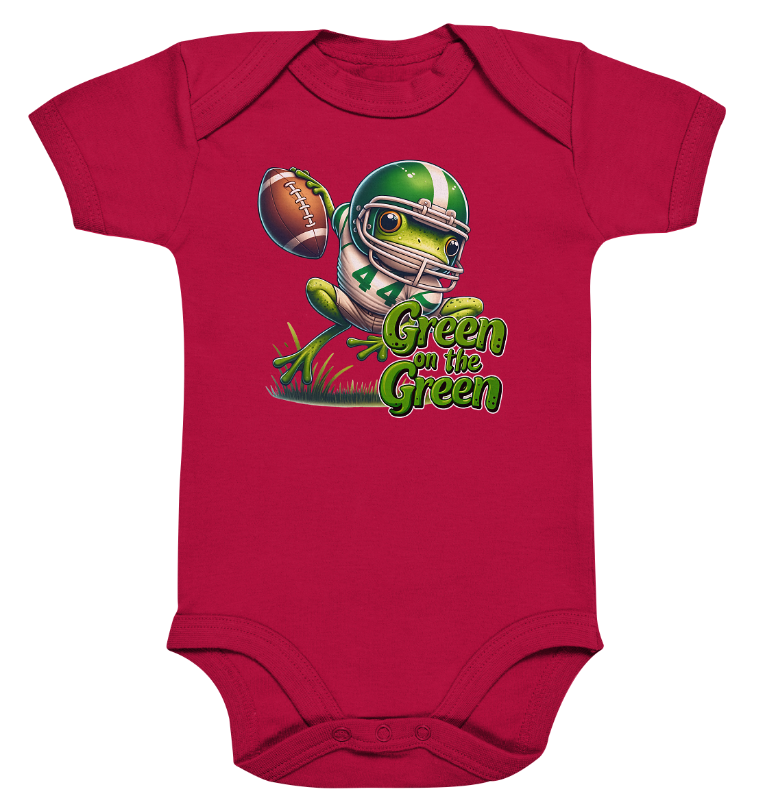 Green Frog - Organic Baby Bodysuit