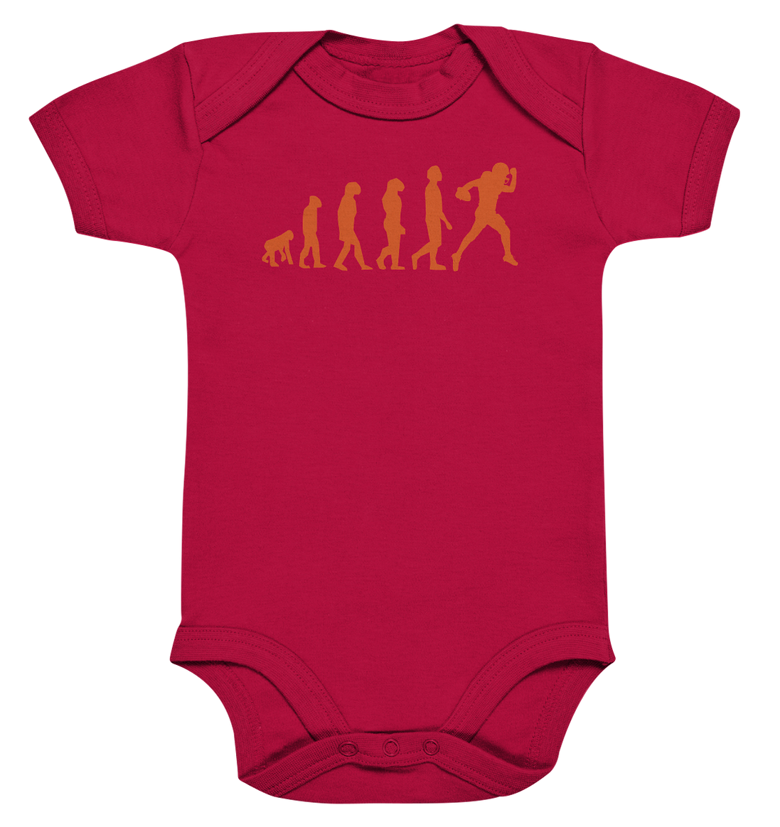 American Football Evolution - Organic Baby Bodysuite