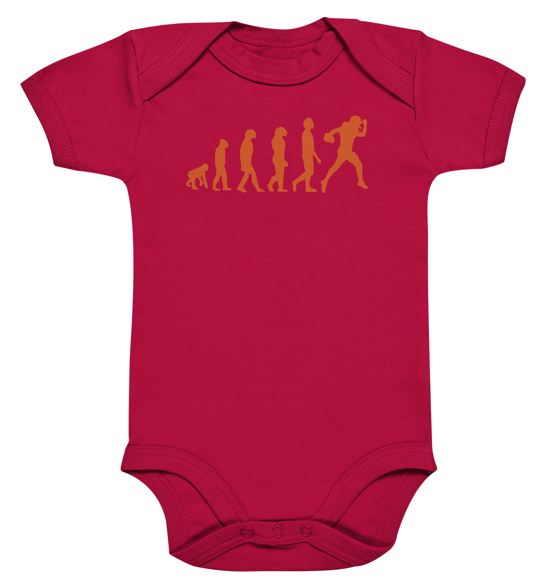 American Football Evolution - Organic Baby Bodysuite