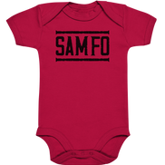 SAMFO black - Organic Baby Bodysuite
