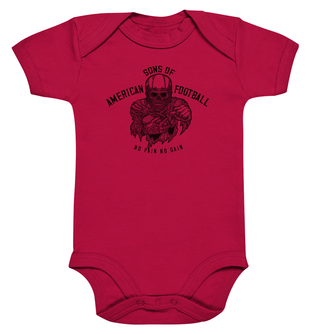 SAMFO No Pain No Gain  - Organic Baby Bodysuite