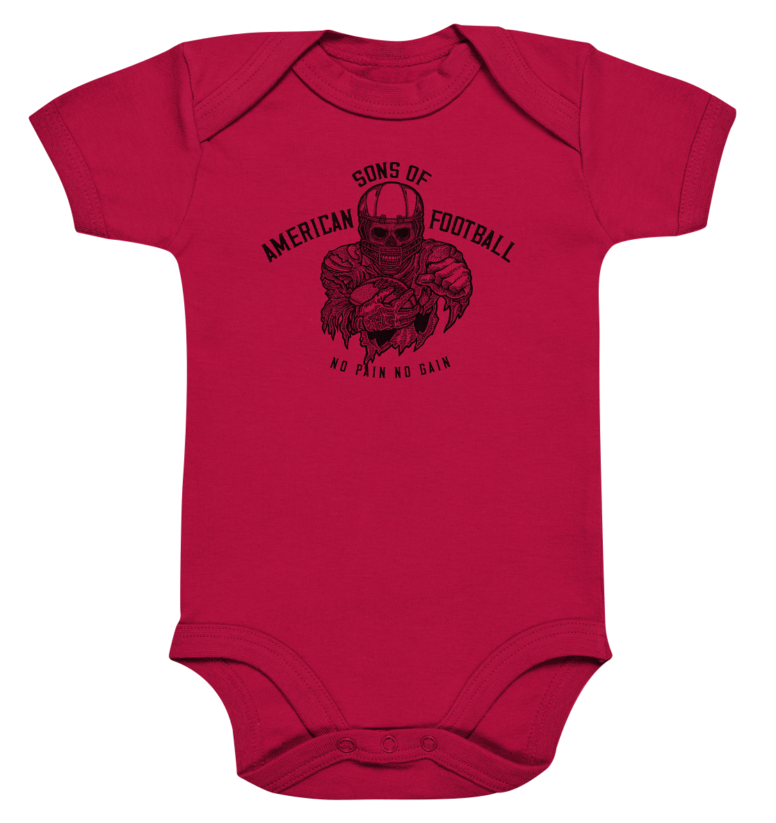 SAMFO No Pain No Gain  - Organic Baby Bodysuite