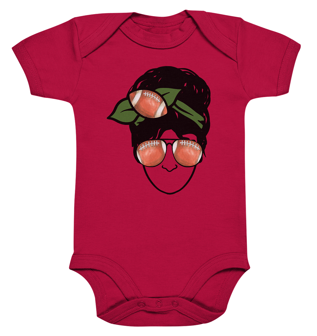 Lady Balls - Organic Baby Bodysuite