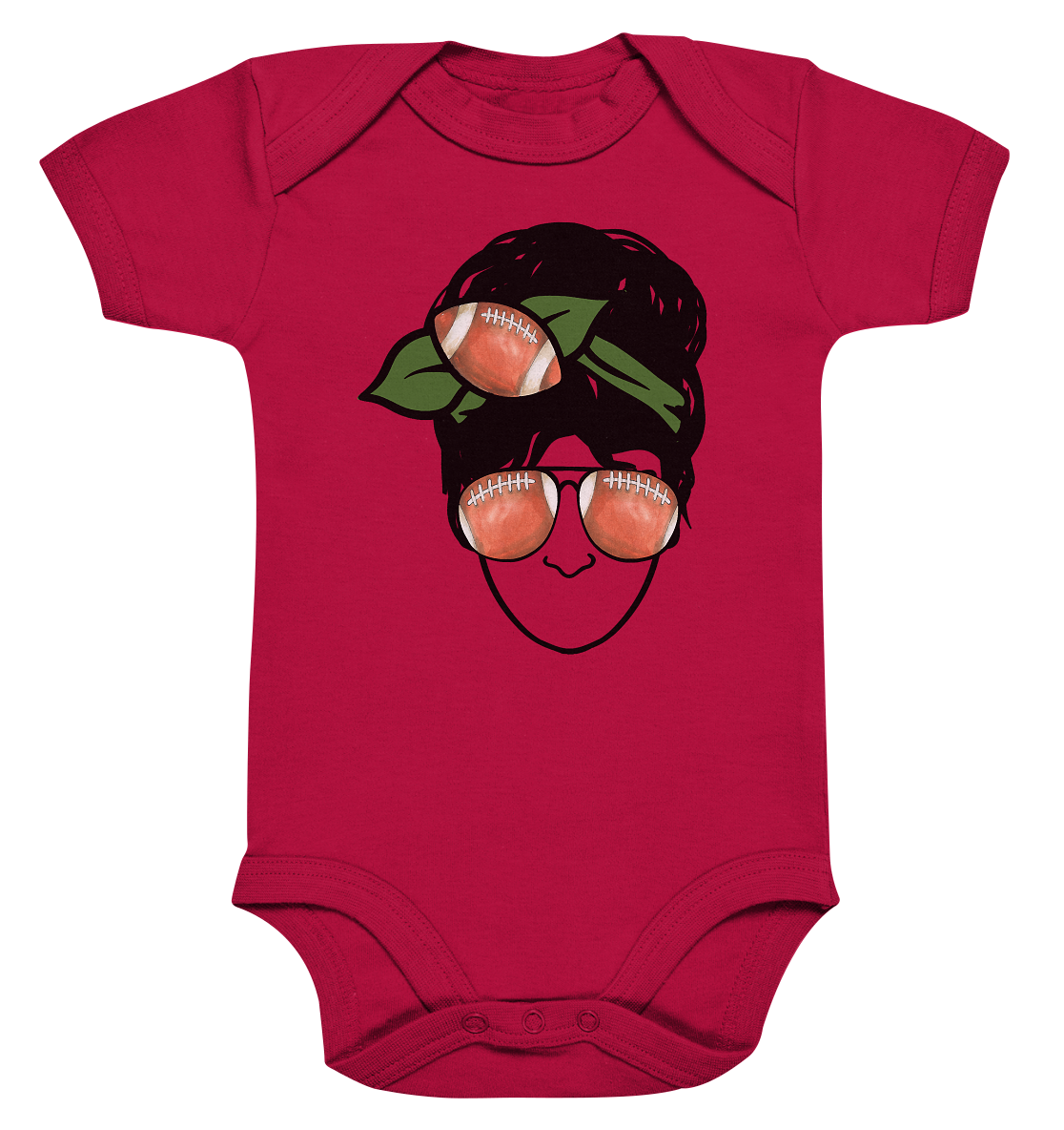 Lady Balls - Organic Baby Bodysuite