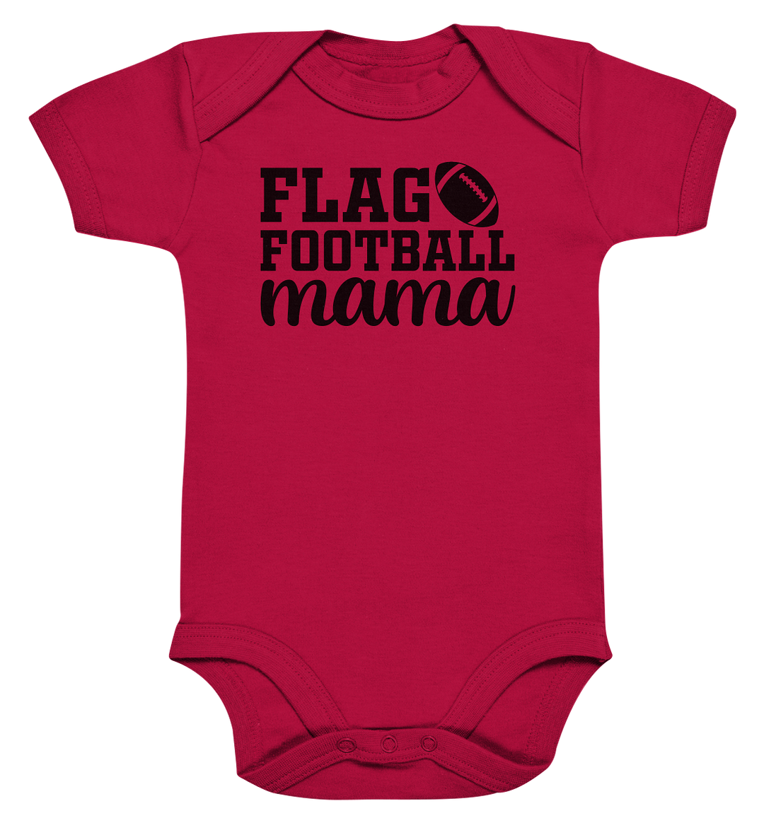 Flag Football Mama - Organic Baby Bodysuite