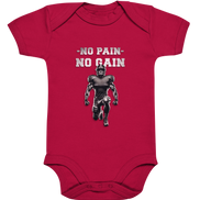 No Pain No Gain Metal  - Organic Baby Bodysuite