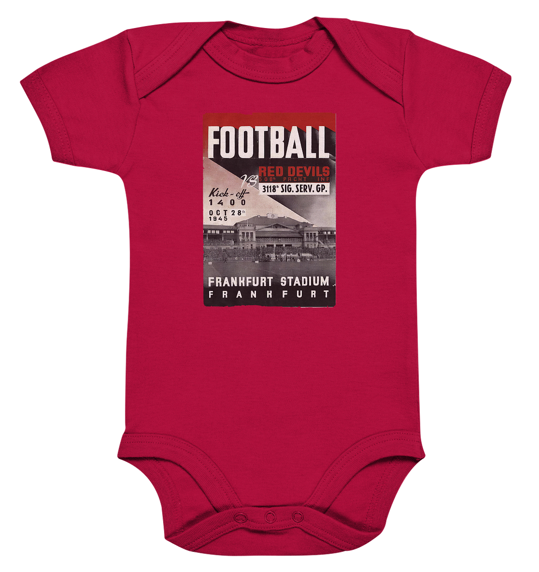 Frankfurt Football 1945 - Organic Baby Bodysuit