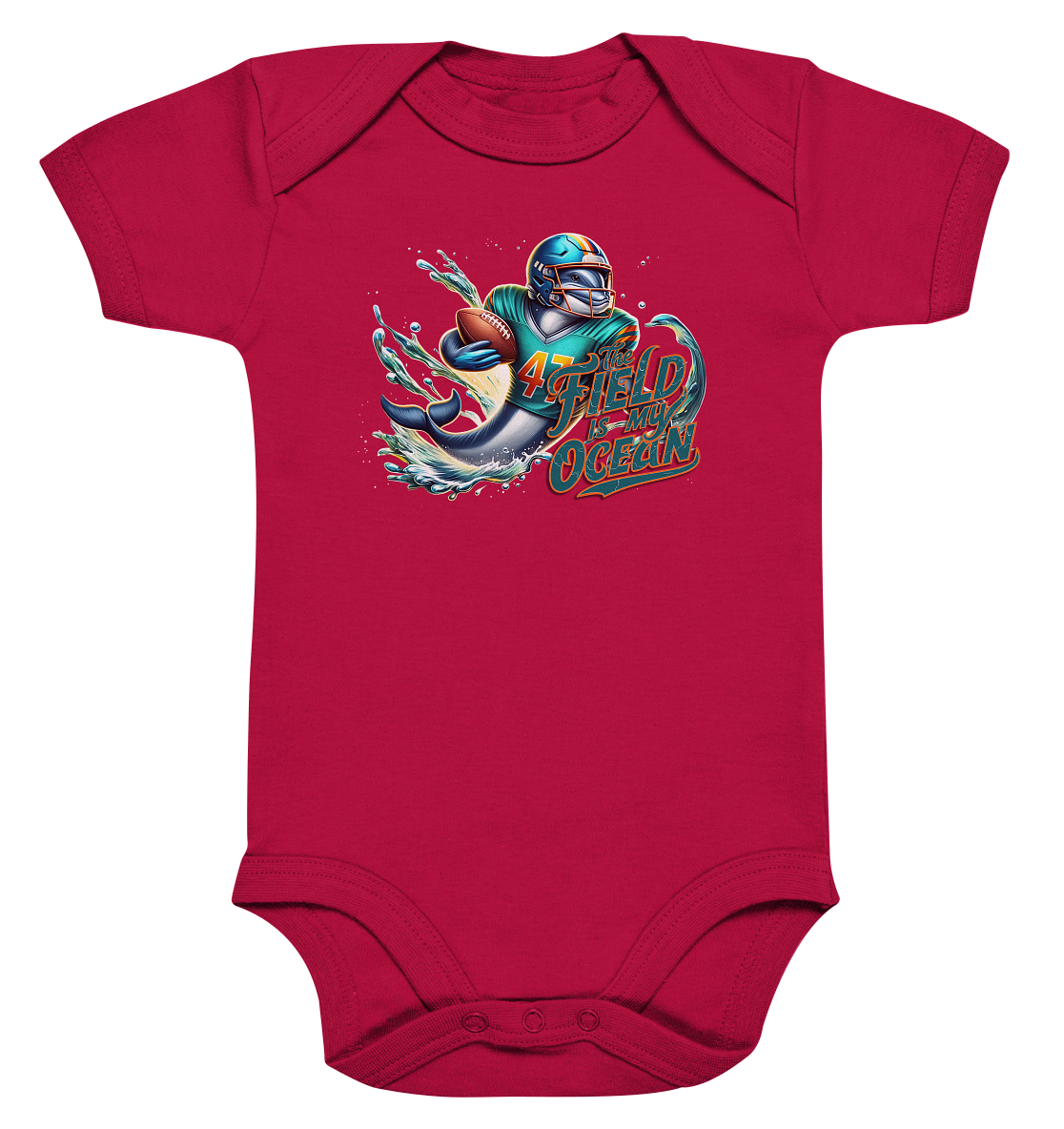 Dolphin - Organic Baby Bodysuit