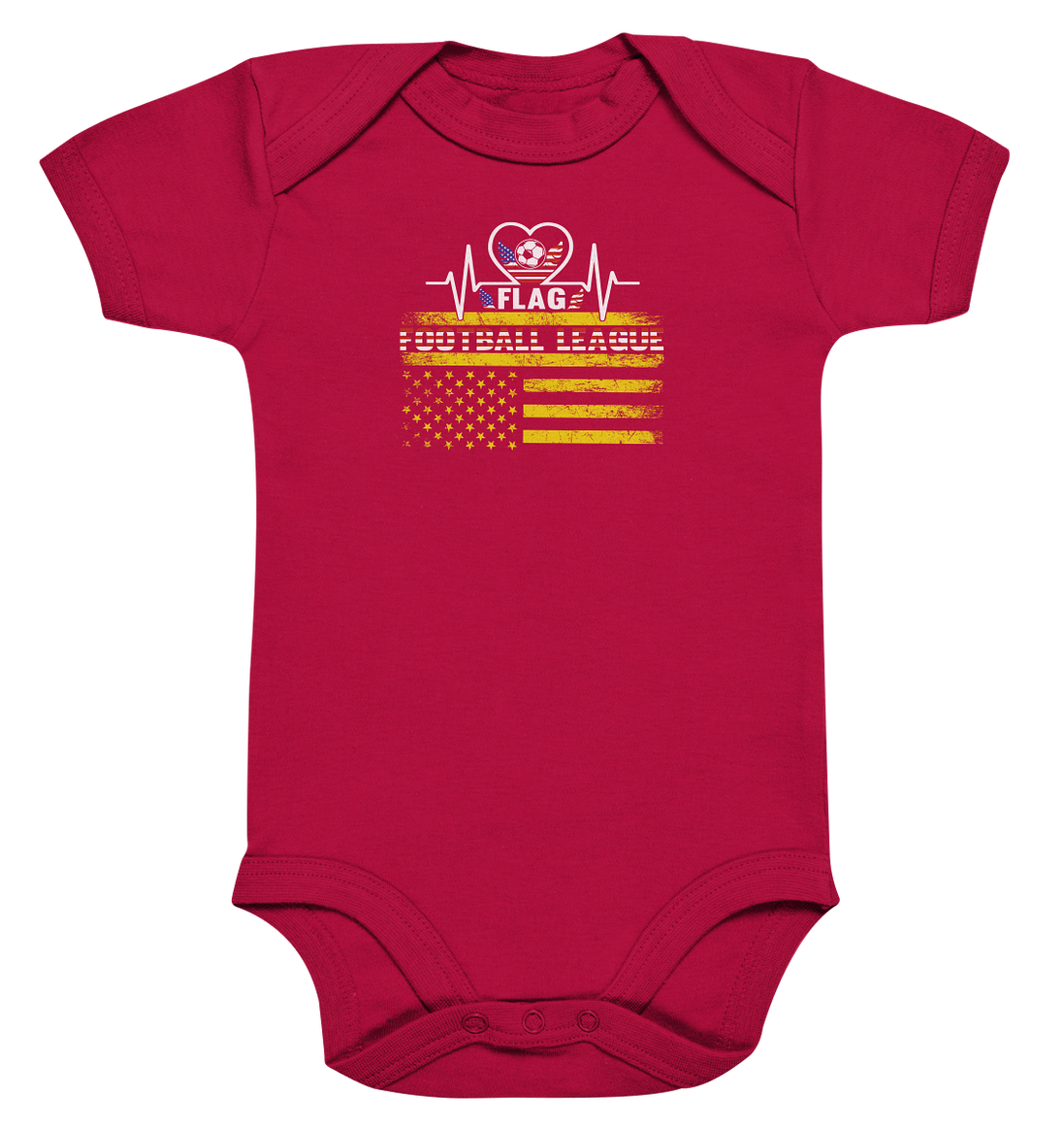 Flag Football League - Organic Baby Bodysuit