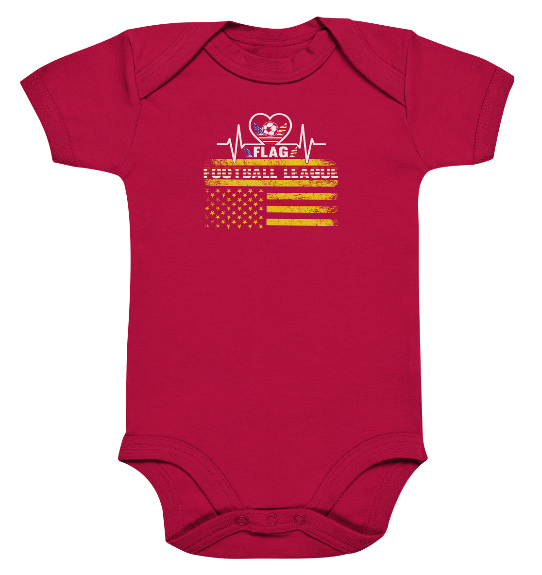Flag Football League - Organic Baby Bodysuit
