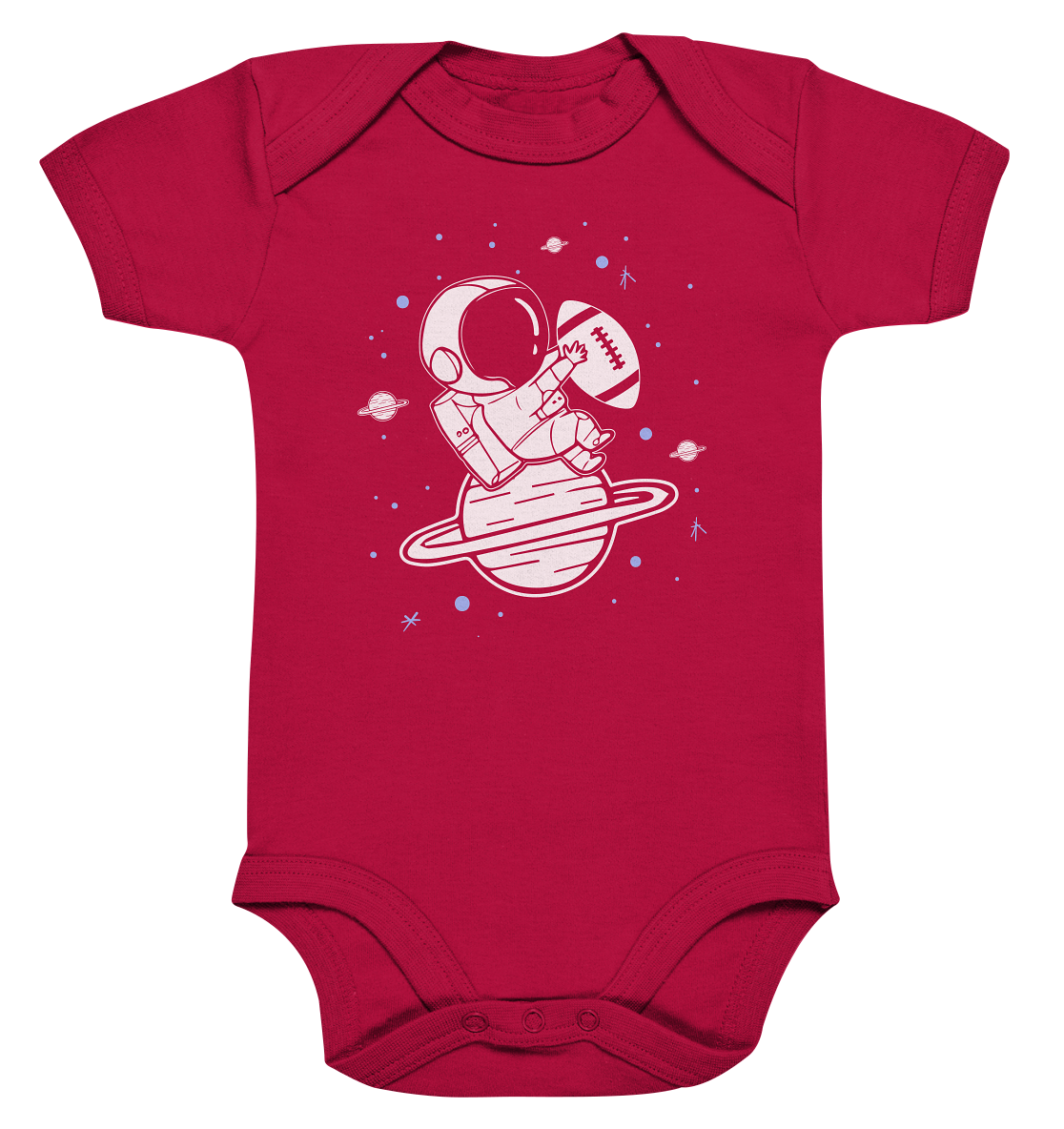 Footballnaut - Organic Baby Bodysuit