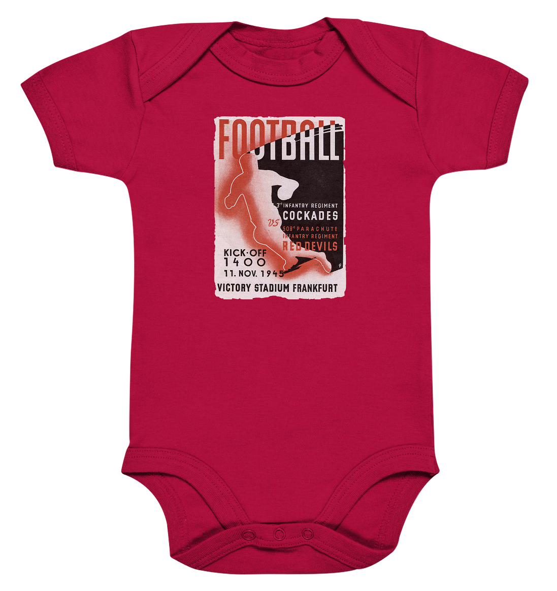Red Devils Frankfurt 1945 - Organic Baby Bodysuite