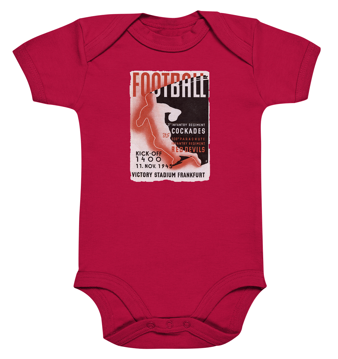 Red Devils Frankfurt 1945 - Organic Baby Bodysuite