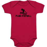 Playoff Flag Football Men Black - Organic Baby Bodysuit