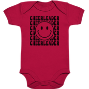 Cheerleader Smiley - Organic Baby Bodysuit