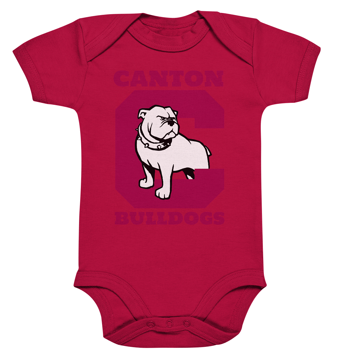 Canton Bulldogs - Organic Baby Bodysuit