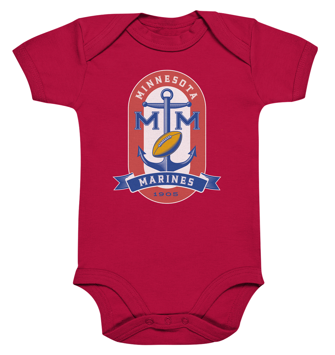 Minnesota Marines - Organic Baby Bodysuite
