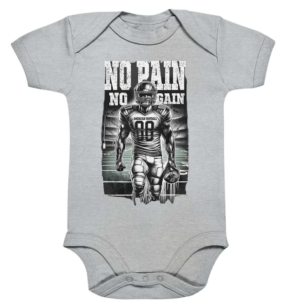 No Pain No Gain  - Organic Baby Bodysuite