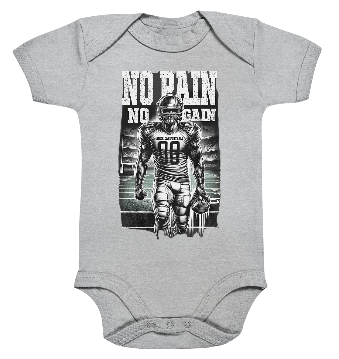No Pain No Gain  - Organic Baby Bodysuite