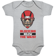 Blocking Below The Waist  - Organic Baby Bodysuite