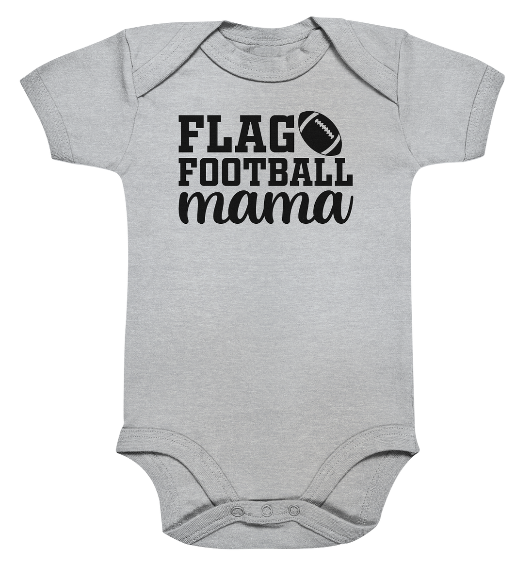 Flag Football Mama - Organic Baby Bodysuite