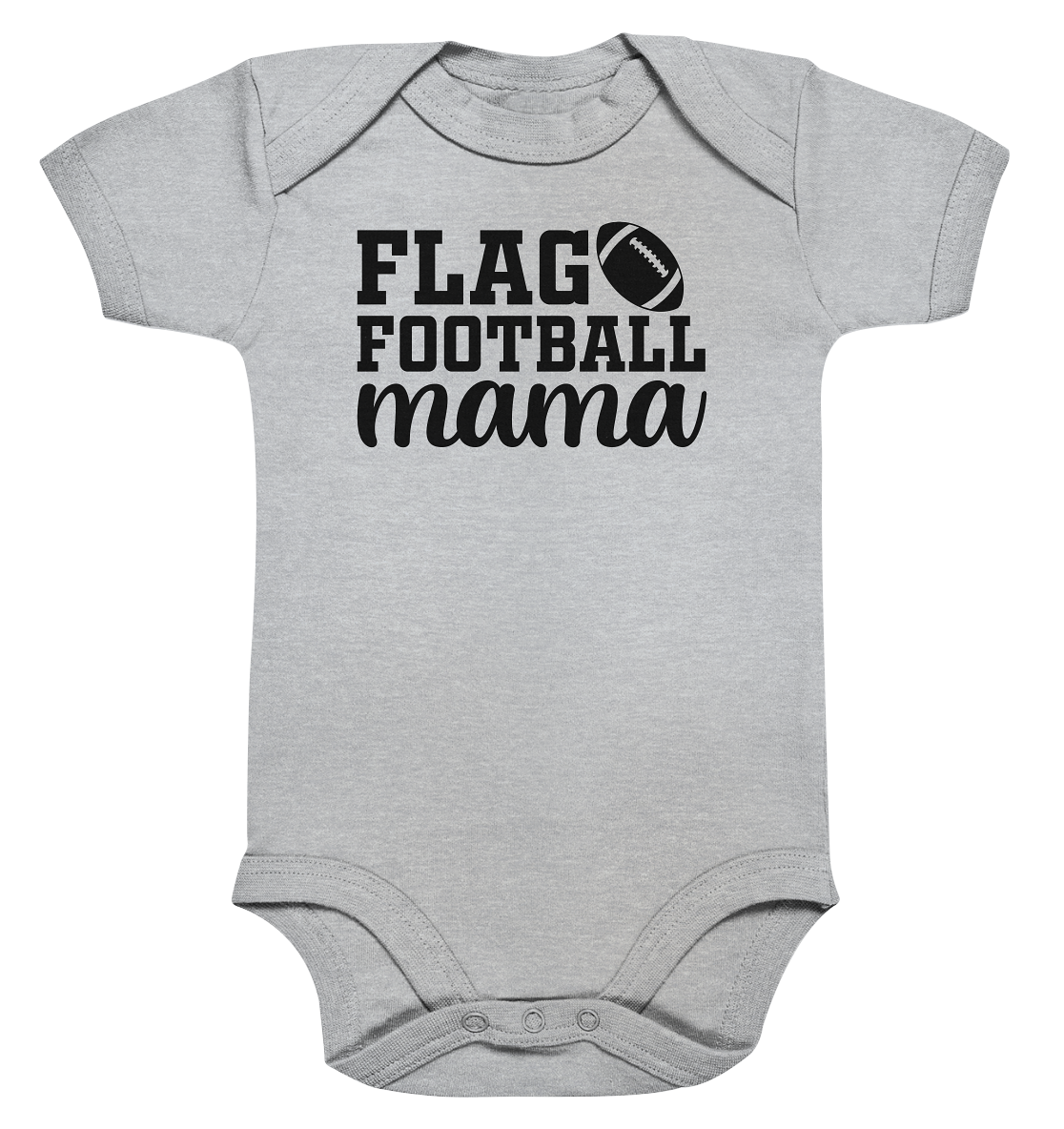 Flag Football Mama - Organic Baby Bodysuite