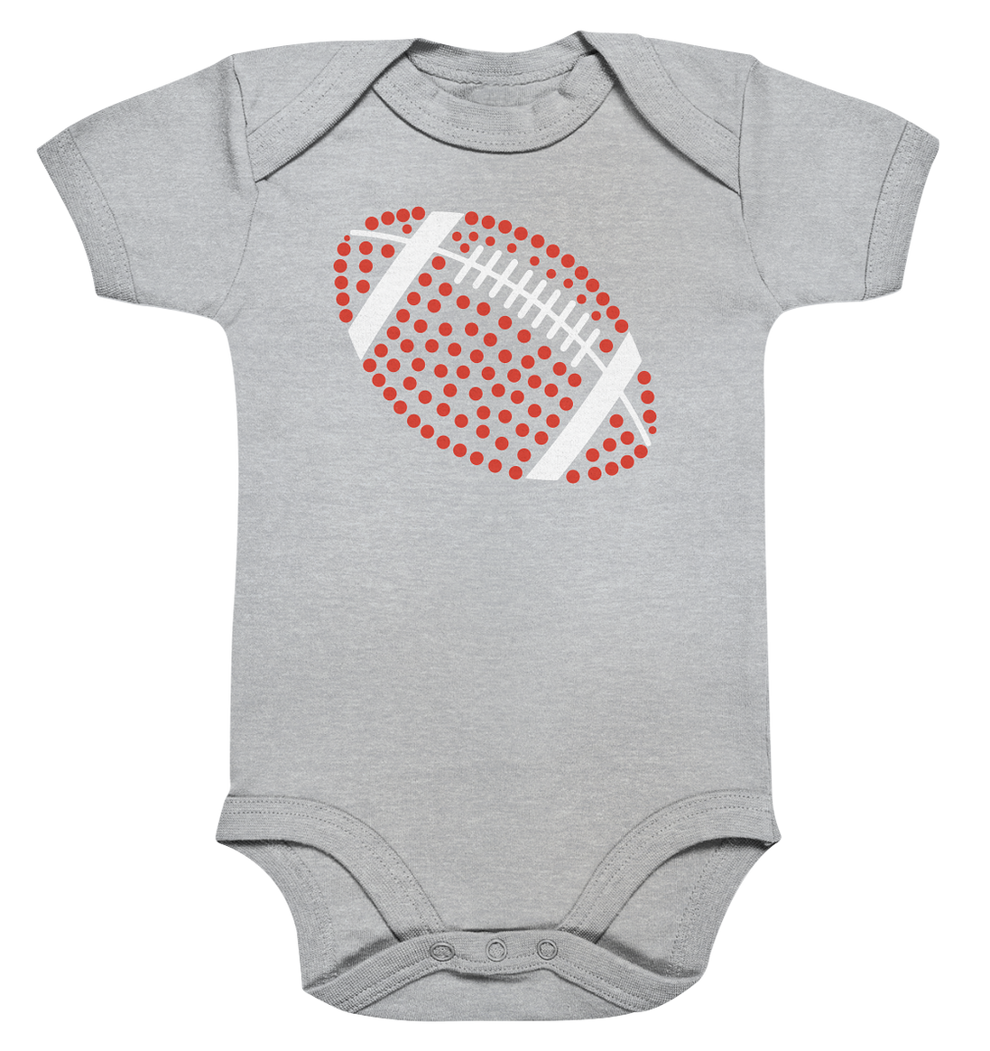 Football Dots - Organic Baby Bodysuite