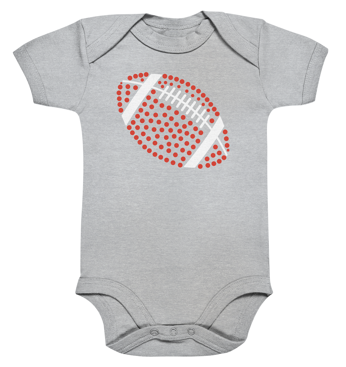 Football Dots - Organic Baby Bodysuite