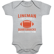 Lineman Quarterback Heroes - Organic Baby Bodysuite