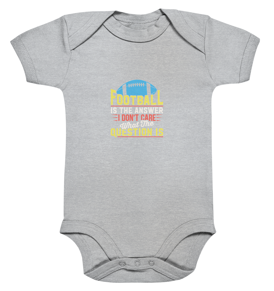Football is the Answer - Organic Baby Bodysuite