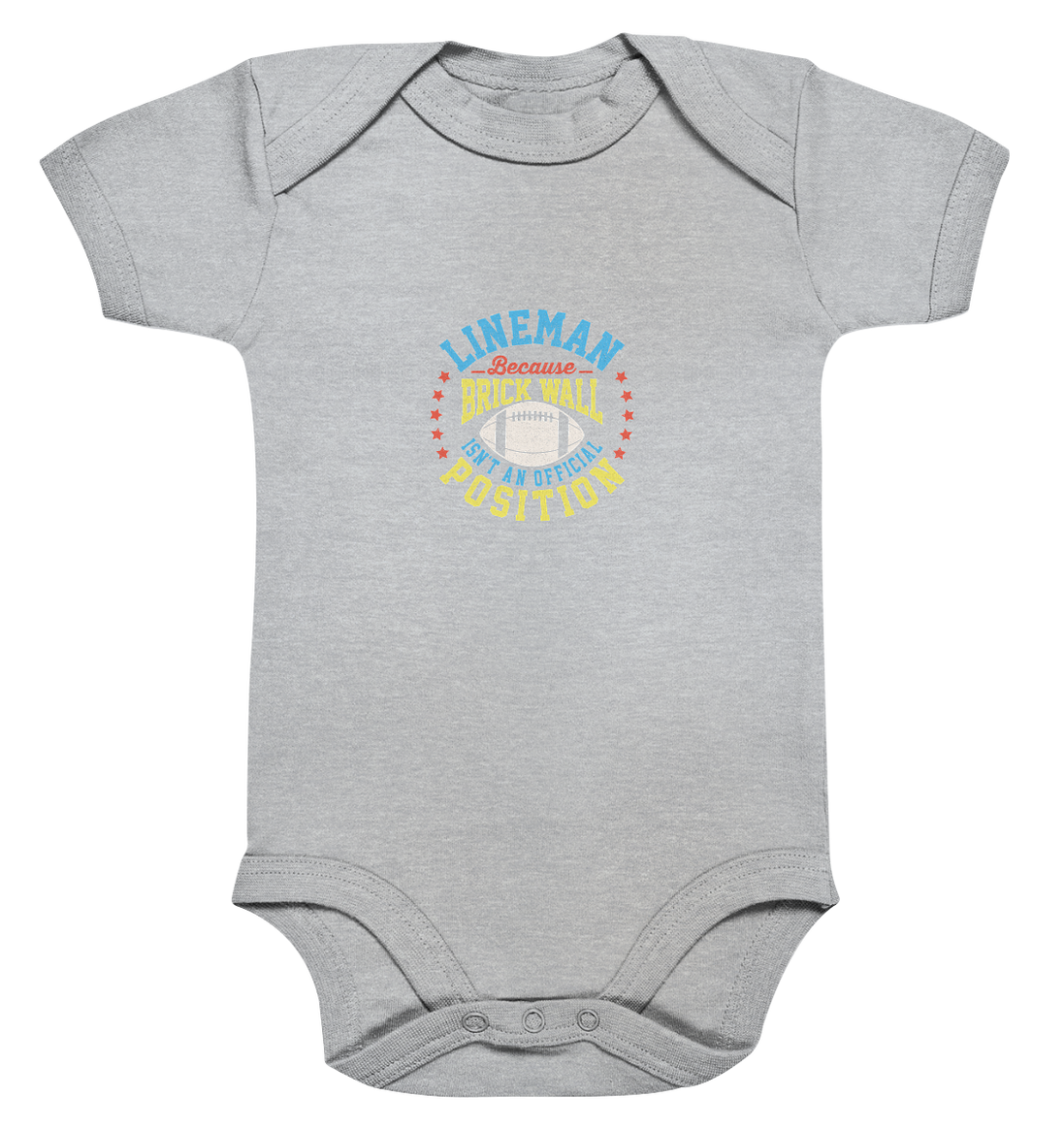 Lineman Brick Wall - Organic Baby Bodysuite