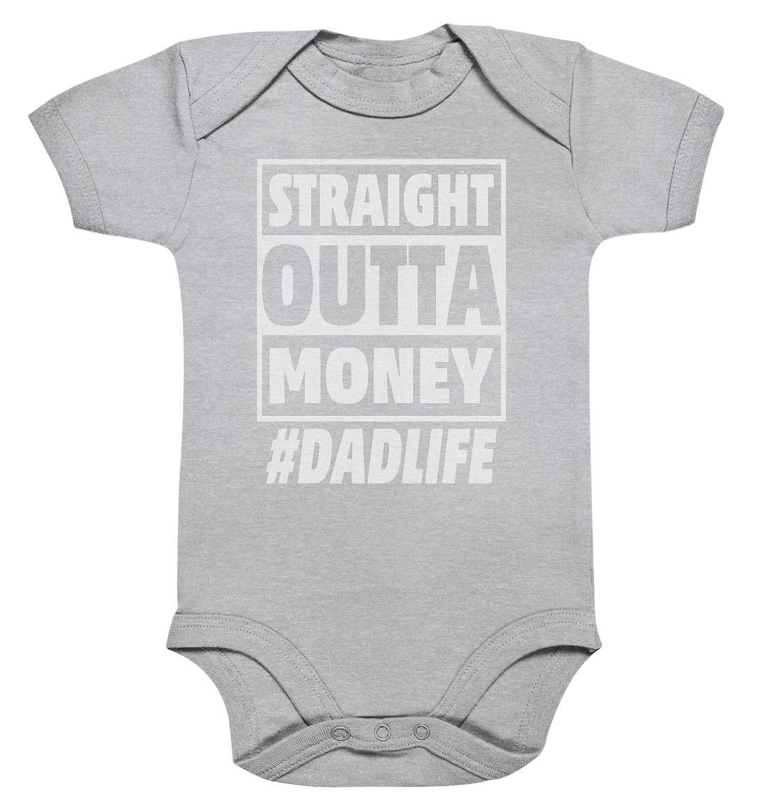 Straight Outta Money - Organic Baby Bodysuite