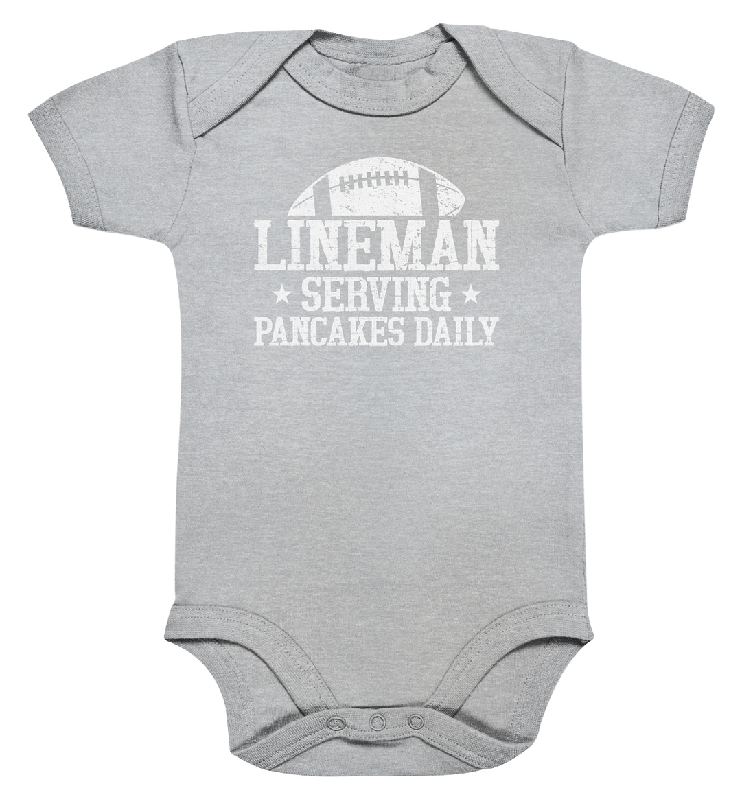 Lineman Serving Pancakes - Organic Baby Bodysuite