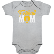 Football MOM - Organic Baby Bodysuit