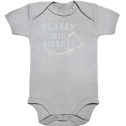 Glassy until Kick Off  - Organic Baby Bodysuite