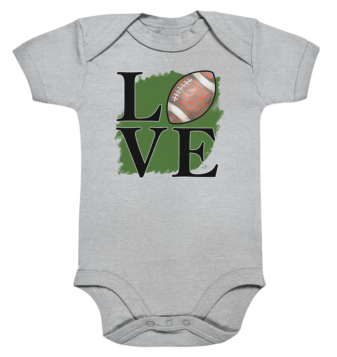 Football Love II - Organic Baby Bodysuite