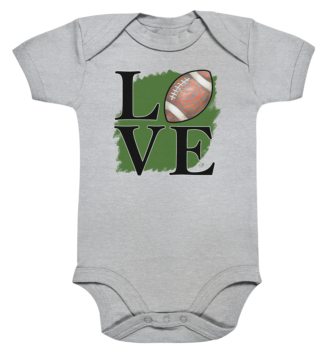 Football Love II - Organic Baby Bodysuite