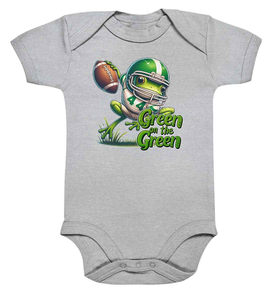 Green Frog - Organic Baby Bodysuit