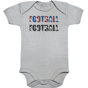 Football Silhouette - Organic Baby Bodysuite