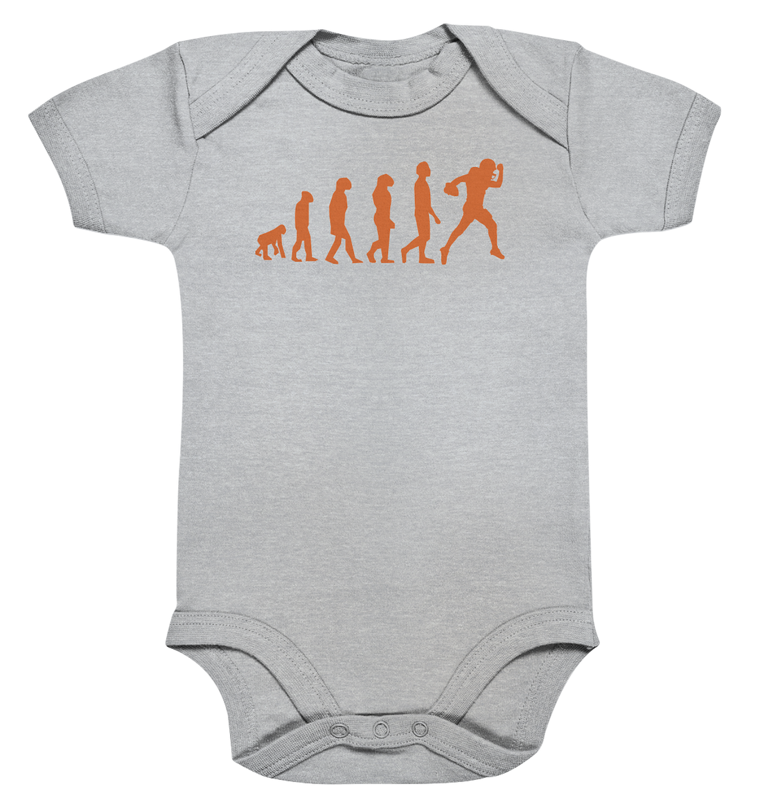 American Football Evolution - Organic Baby Bodysuite