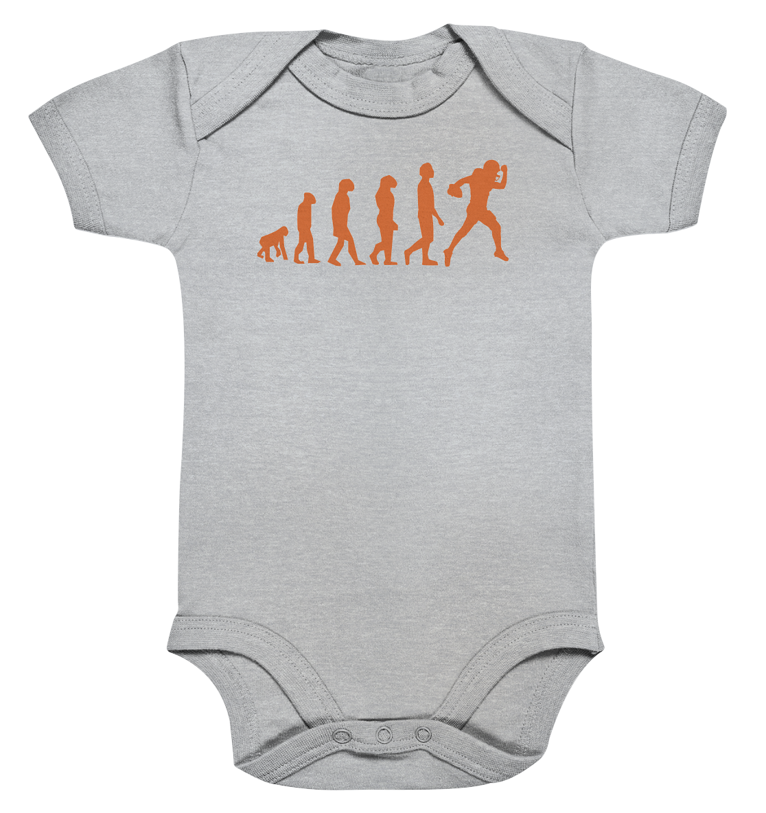 American Football Evolution - Organic Baby Bodysuite