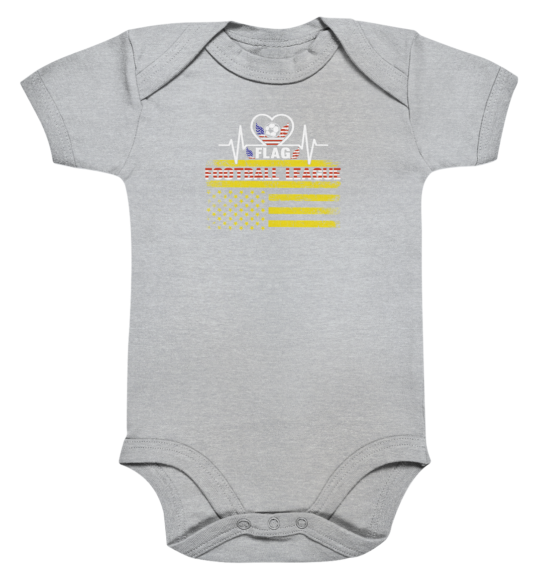Flag Football League - Organic Baby Bodysuit